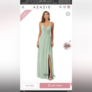 Azazie Davis Agave Dress